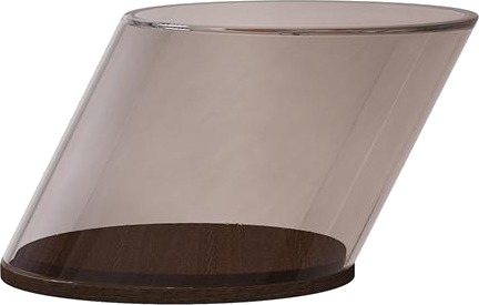 NORR11 Tiltbar Salongbord Røykfarget/Glass