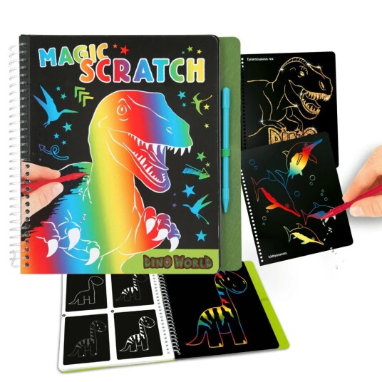 Depesche Aktivitetsbok "Magic Scratch" Dino World