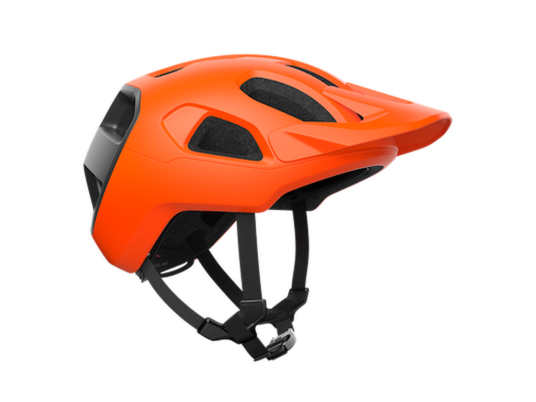 POC Cularis sykkelhjelm MIPS fluorescent orange matt/uranium black matt
