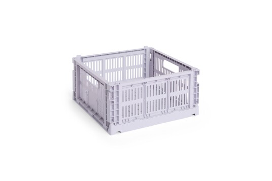 Hay Colour Crate Medium Square Oppbevaring Lavender Hay Colour Crate Medium Square Oppbevaring Lavender