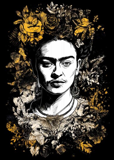 Plakat Frida Kahlo Kunstverk