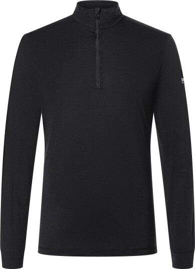 super.natural Men"s Tundra175 Zip 1/4 Jet Black XL
