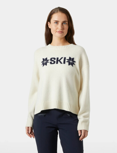 Helly Hansen W Bliss Ski Knit Sweater - Cream - XL Helly Hansen W Bliss Ski Knit Sweater - Cream - XL