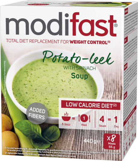 Modifast LCD potet  og purresuppe 8x55 g