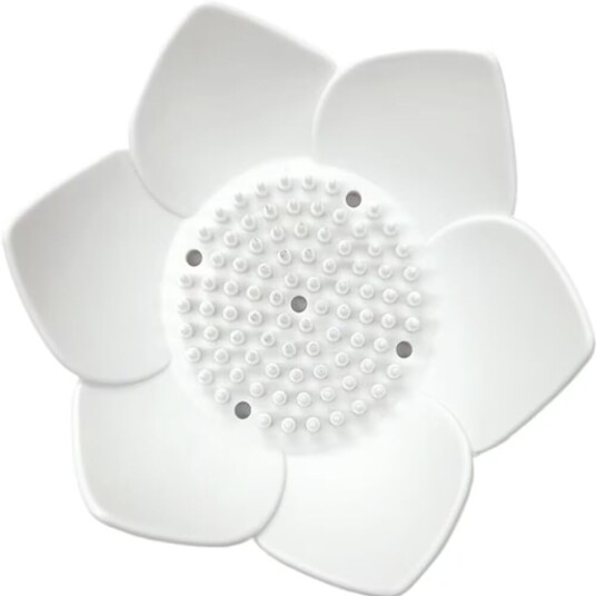 Northix Såpekopp - lotusblomst hvit