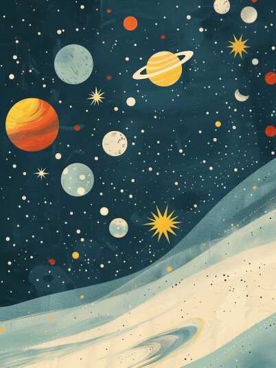 Namly Design Plakat Kosmiske Drømmer POSTERWF5FMS