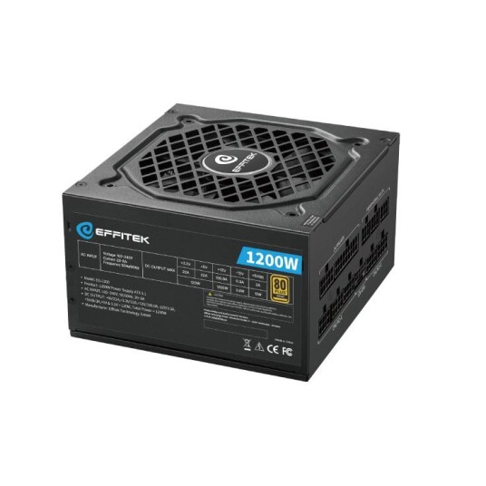 Effitek Netzteil 1200W Gold Atx 3.1 Pci 5.1 Modularer Kabel EG 1200
