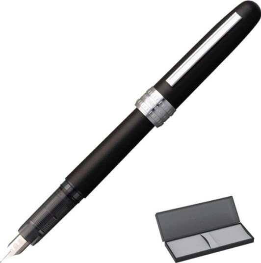 Platinum Plaisir Black Mist M Matt Sort Fyllepenn Platinum Plaisir Black Mist M Matt Sort Fyllepenn