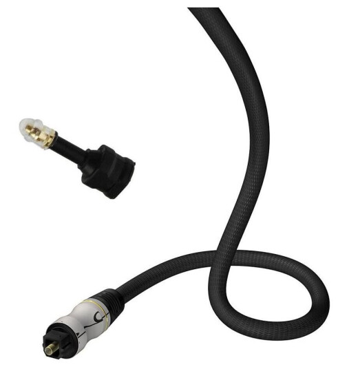 Eagle Deluxe Optisk med minitoslink Digitalkabel med adapter - 1,5 meter Eagle Deluxe Optisk med minitoslink Digitalkabel med adapter - 1,5 meter