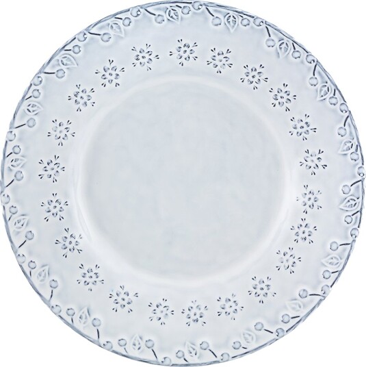 Bordallo Pinheiro  Flora desserttallerken 23 cm antikkhvit