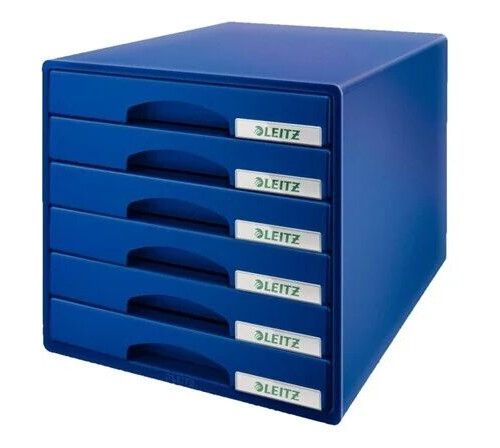 Leitz Skuffkabinett Plus 6 skuffer Bl