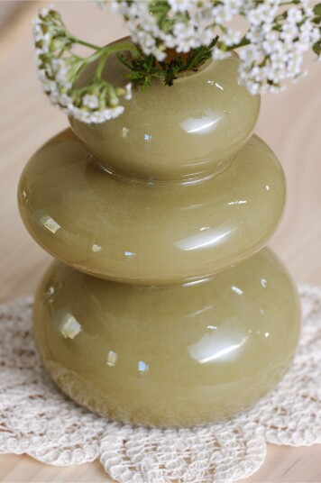 Jotex Vase Høyde 14.5 Cm Grønn BULB 2288177020