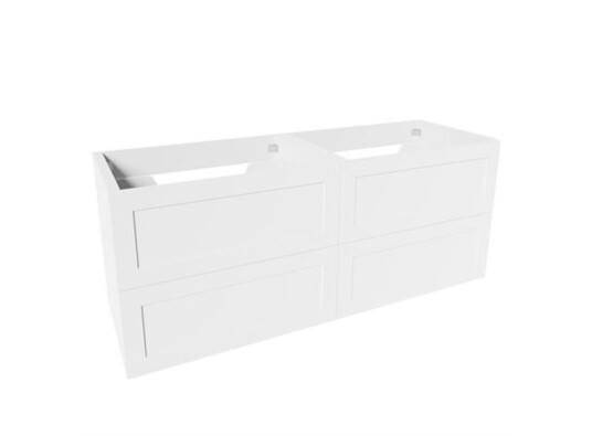 Vikingbad MIE 140DBL Servantskap Ramme hvit høyglans Vikingbad MIE 140DBL Servantskap Ramme hvit høyglans