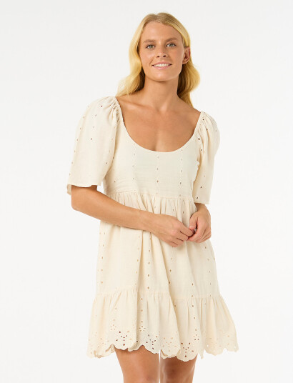 Rip Curl San Carlos La Joya S/S Mini - Cream - L