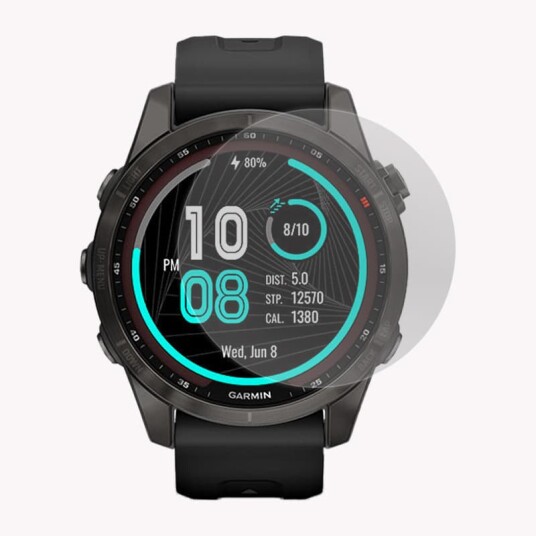 INF Skjermbeskytter i herdet glass for Garmin Fenix 7s 2-pakning