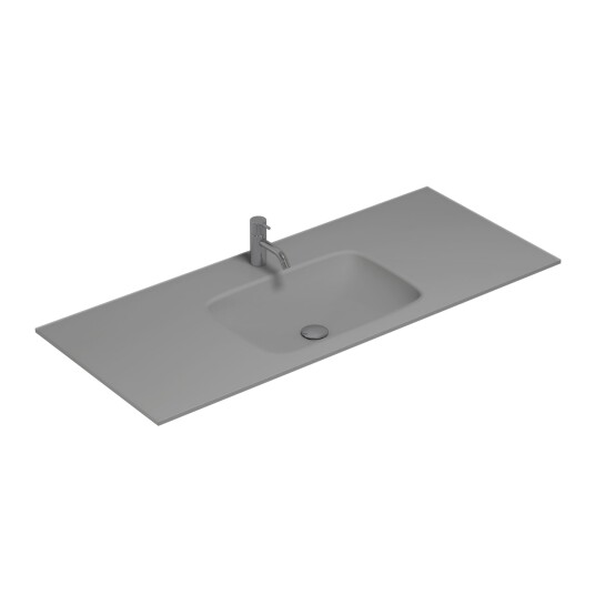 Dansani Calidris Form Servant B61 121xh1xd50cm Lys grå Matt / 121cm