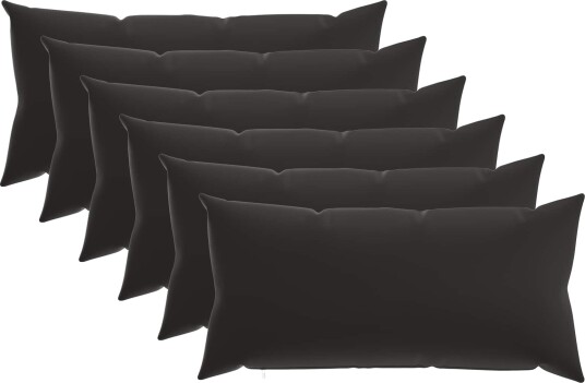 vidaXL Putetrekk 6 pcs HEERLEN Flerfarget 40 x 70 cm Polyester