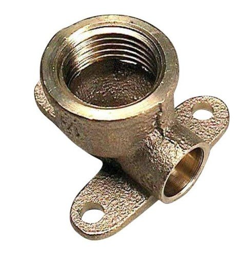 Viega Helbend Dækvinkel 12 mm x 1/2" Rødgods for Overvanns- og Drensrør
