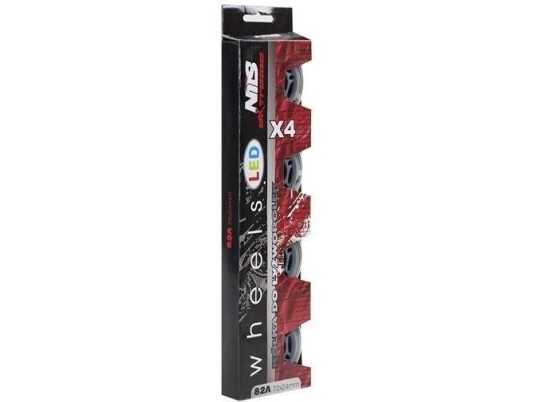 Nils Extreme Pu Led-3 Hjul 72X24mm 4Stk Hvit (16-30-052) Nils Extreme Pu Led-3 Hjul 72X24mm 4Stk Hvit (16-30-052)