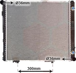 VAN WEZEL 30002068 Radiator motorkjøling