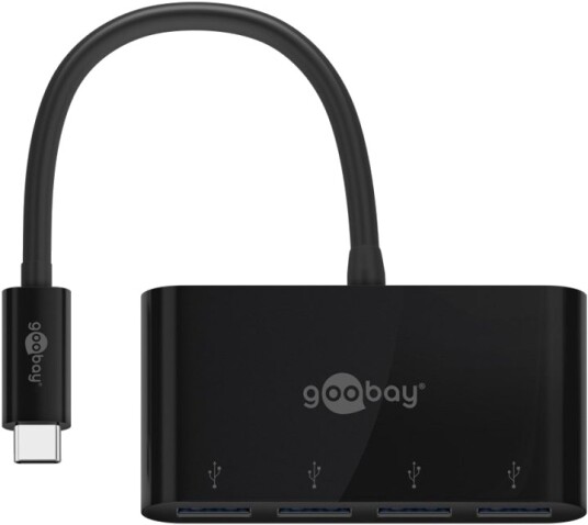 Goobay USB C Multiport Adapter 4x USB A 61073