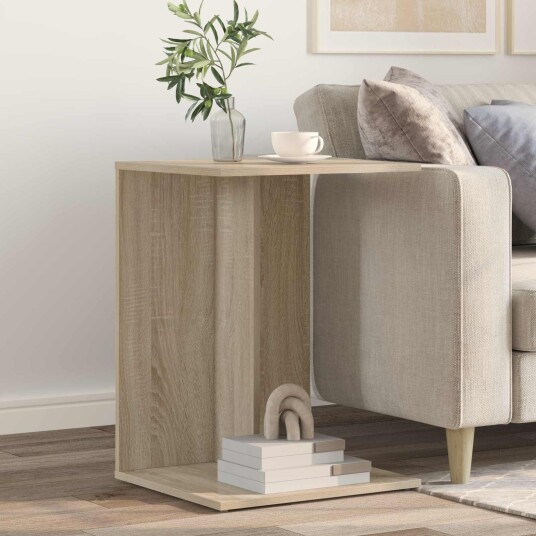 vidaXL Sidetabell Sonoma eik 45 x 40 x 62,5 cm Konstruert tre
