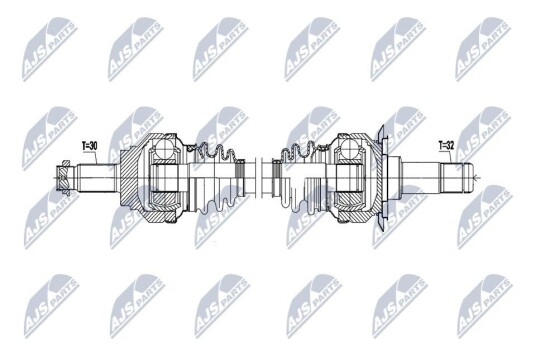 Nty Drivaksel NTY NPW BM 223 Nty Drivaksel NTY NPW BM 223
