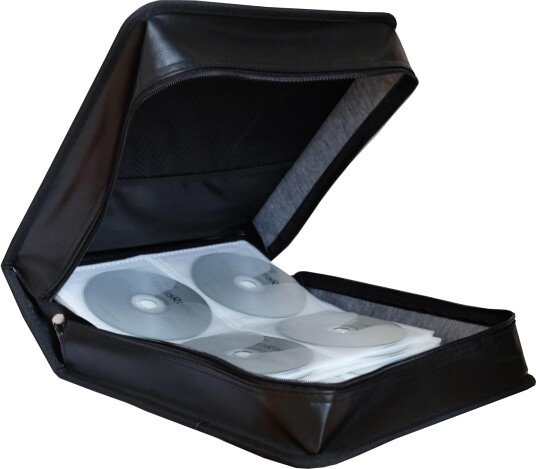 MediaRange CD/DVD Tasche 200fach bk
