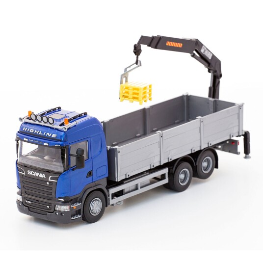Emek Kranbil Scania Blå