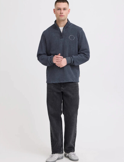 Blend Bhfactor Half Sweatshirt Navy XXL
