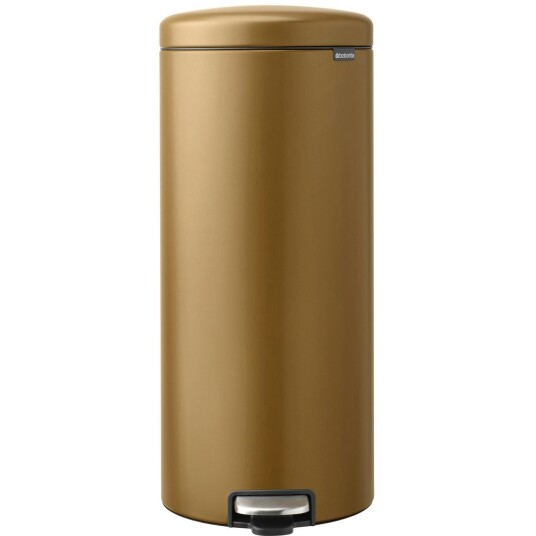 NewIcon Pedalbøtte 30L, Warm Brass