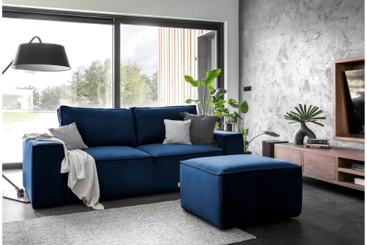 Kamli Sovesofa 3 seters med Oppbevaring Blå Kamli Sovesofa 3 seters med Oppbevaring Blå