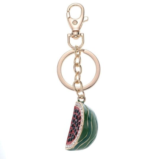 Nøkkelring bag charm melon
