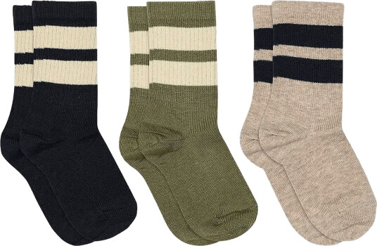 mp Denmark Anker Socks   3 Pack   Brown   40/42