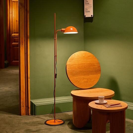 MARSET Funiculí gulvlampe terrakotta Stue 135 Oransje