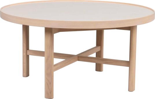 Rowico Home Marsden salongbord Beige/hvitpigmentert 90 cm Beige