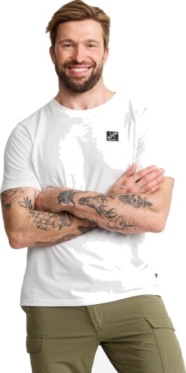 Revolutionrace Herre Overdeler T skjorter Easy T shirt Herre White XS