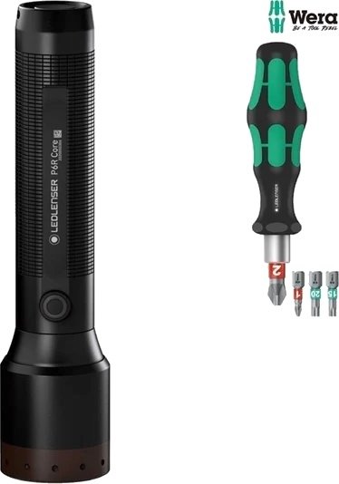 Ledlenser P6r Core+ Lommelykt Med Wera-Sett