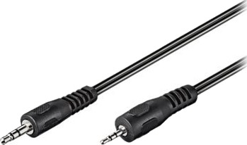 Premiumcord Lydkabel Mini Phone Stereo 3.5 Mm Hann Til Stereomikrojakk Hann 2 M Skjermet Svart Formstøpt