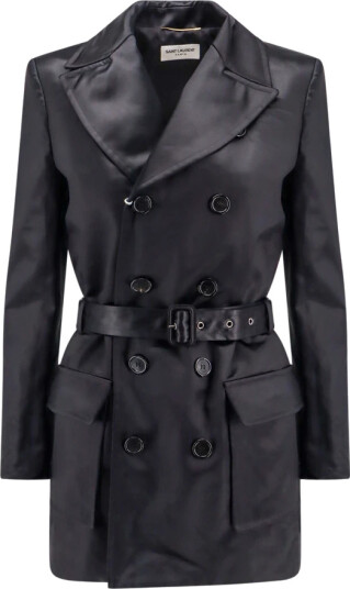 Saint Laurent Dame Jakker Svart L, Saint Laurent Dame Jakker Svart L,