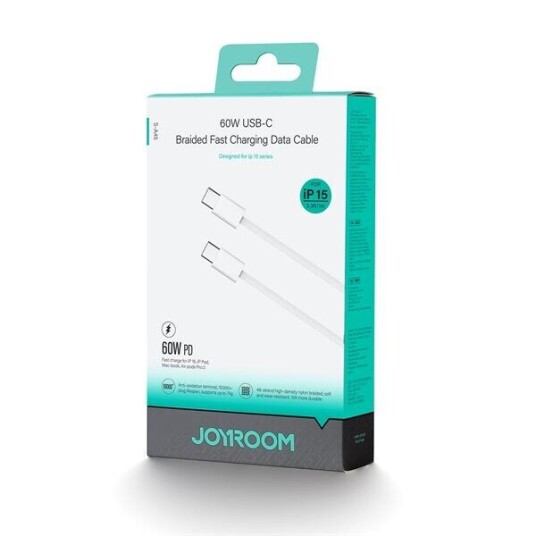 Joyroom S A45 USB C to USB C 60W 1m White S A45_W