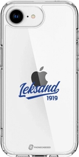 Phonecases3D iPhone 16e Leksands IF Clear case -mobildeksel, hvit