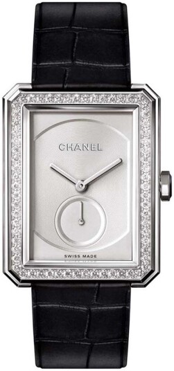 Chanel Dameklokke H4472 Boy Friend Beige/Lær