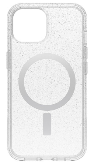 Otterbox Symmetry Series - Baksidedeksel For Mobiltelefon - Magsafe-Samsvar - Polykarbonat, Syntetisk Gummi - Stjernestøv (Klart Glitter) - For Apple Iphone 13, 14, 15