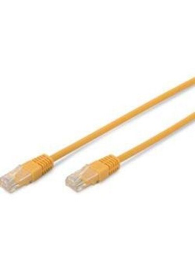 DIGITUS CAT 5e patch cable U/UTP yellow Gul 0.5 meter