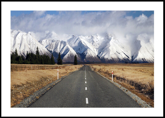 Lake Ohau Road Plakat Plakat / 100x150cm Lake Ohau Road Plakat Plakat / 100x150cm
