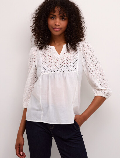 Culture Cutoril Blouse - Cream - XXL