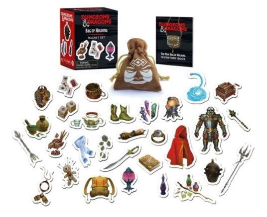 Dungeons & Dragons: Bag Of Holding Magnet Set Av Brenna Dinon, Dungeons & Dragons