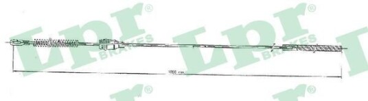 Tautrekk håndbremse LPR C0548B
