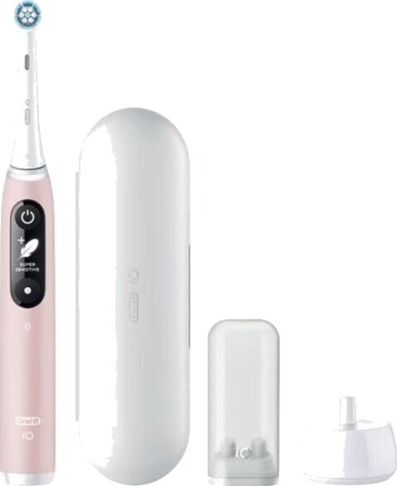 Oral-B iO6 Elektrisk Tannbørste med 5 Moduser og Bluetooth - Rosa Oral-B iO6 Elektrisk Tannbørste med 5 Moduser og Bluetooth - Rosa